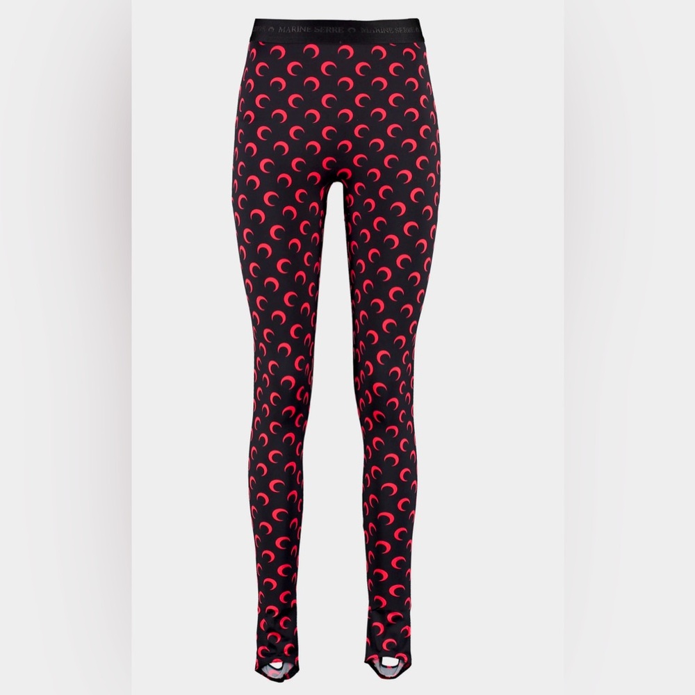 Marine Serre Red Moon Leggings/ Tights (covered foot) Size M